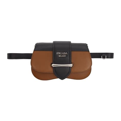 prada belt brown|Prada belt bags on sale.